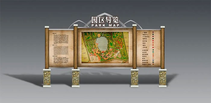 景區(qū)導視標識牌設計都包含了哪些標識牌？